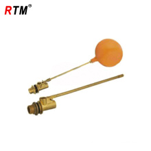 hot sale brass float-ball valve with plastic ball